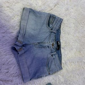 denim shorts